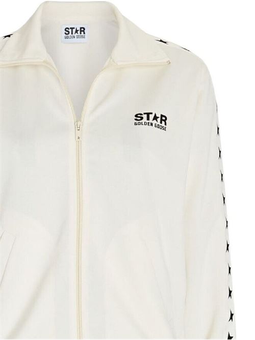 Papyrus white/black star sweatshirt GOLDEN GOOSE | GWP00875P00052081347